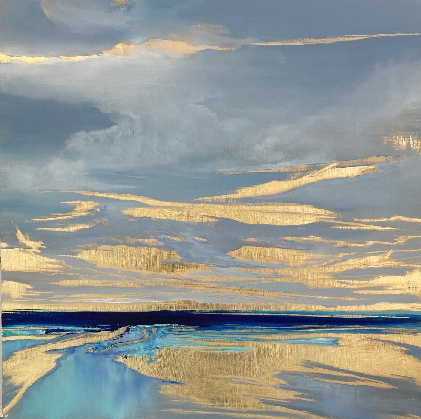 Gilded Shore by Halina Rey